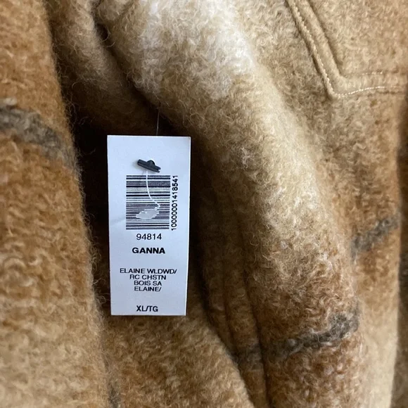 New Wilfred Free The Ganna Shirt Jacket Size XL COLOUR Elaine WLDWD BROWN⭐️⭐️⭐️ - Picture 15 of 17